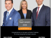 Three Brodie Friedman Attorneys Recognized by Super Lawyers®