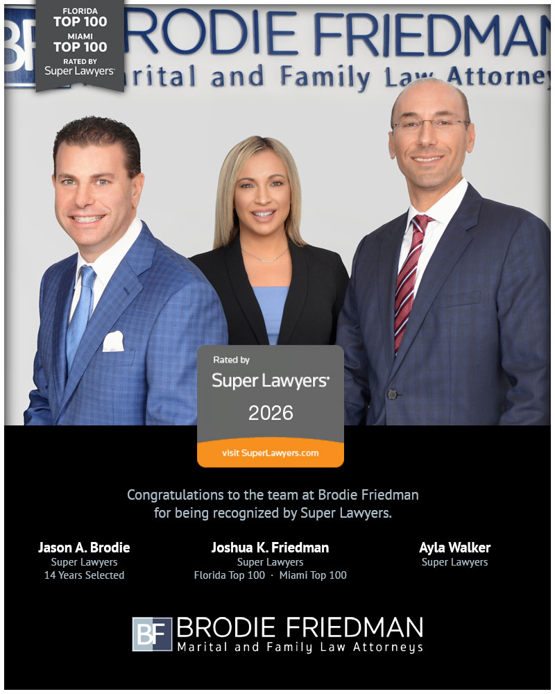 Three Brodie Friedman Attorneys Recognized by Super Lawyers®